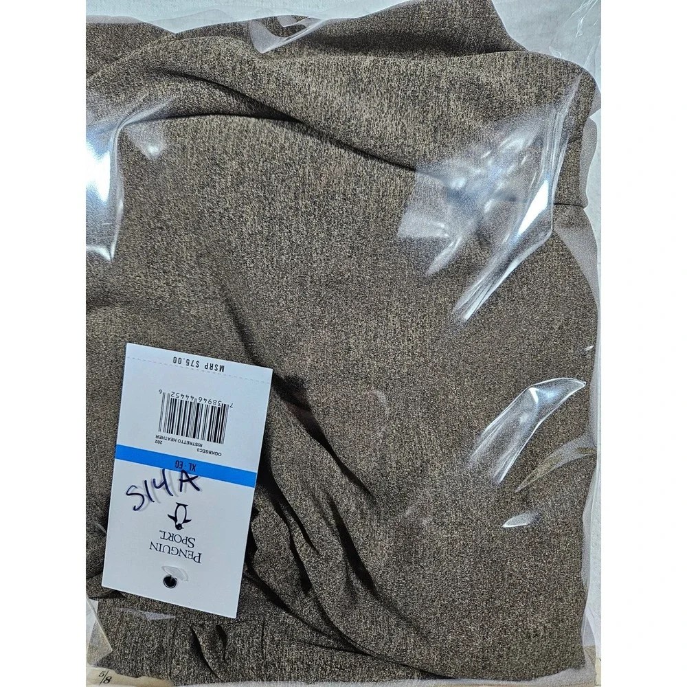 Penguin Sport Mens‎ Jogger Pants Ristretto Heather Brown XL OGKBSEC3 New